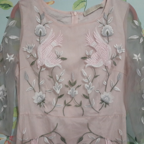 Jianshan Dresses & Skirts - Prom Bride long dress small excellent 3/4 sleeve